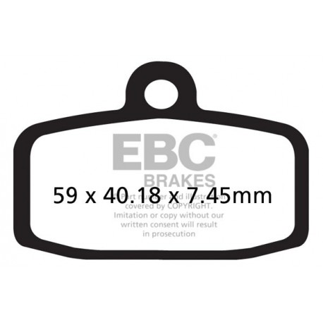 KLOCKI HAMULCOWE EBC FA612R
